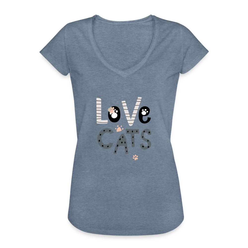 Women’s Vintage T-Shirt - vintage denim