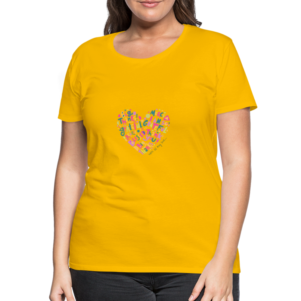 Women’s Premium T-Shirt - sun yellow