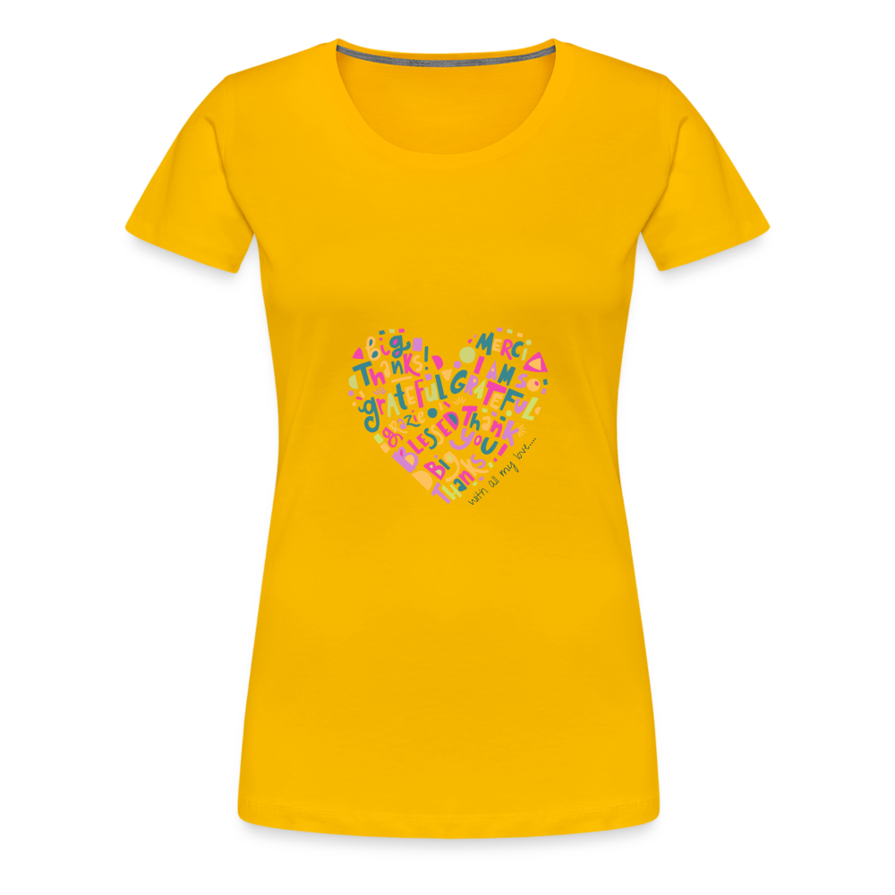 Women’s Premium T-Shirt - sun yellow